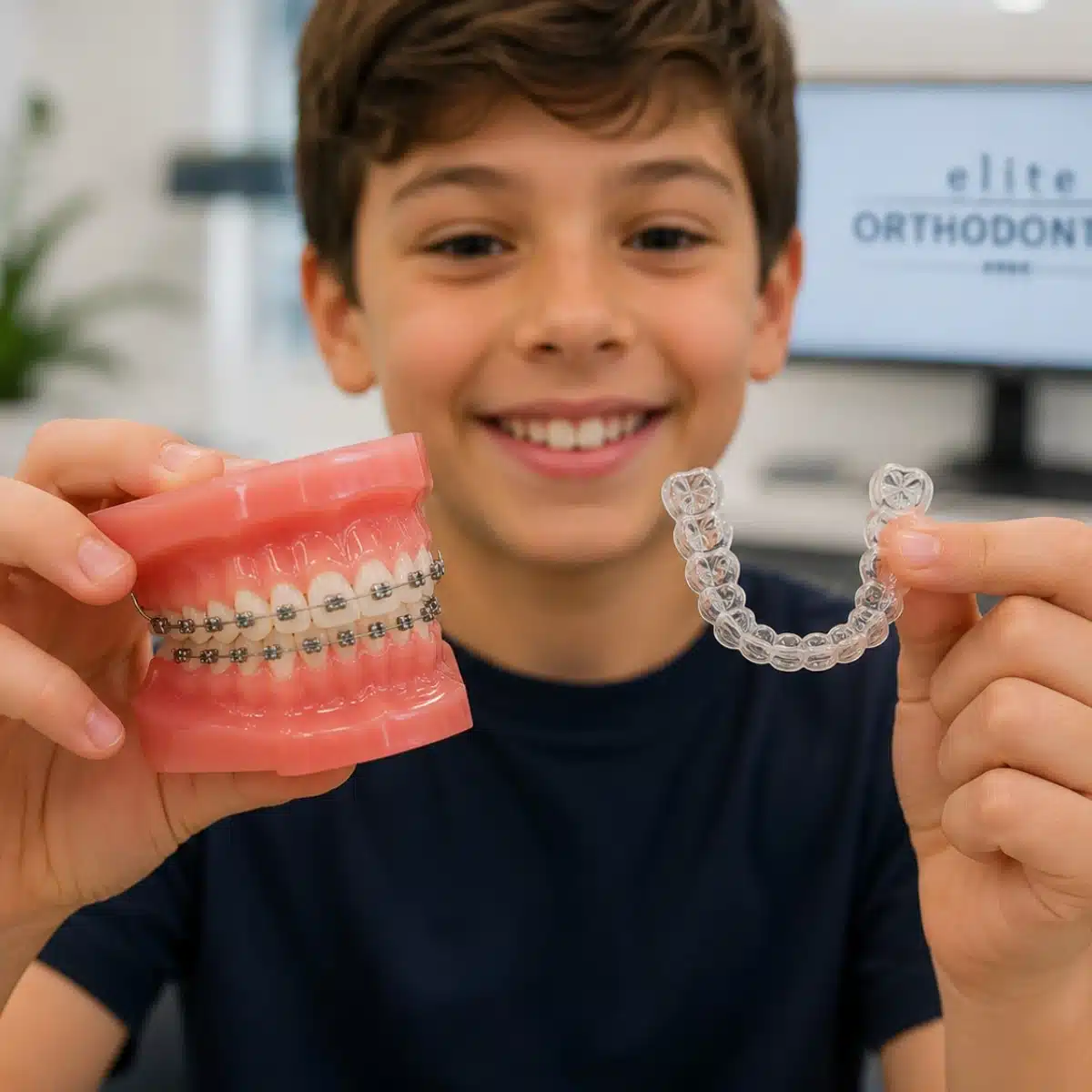 Child With Orthodontic Options At Elite Orthodontics Buckeye